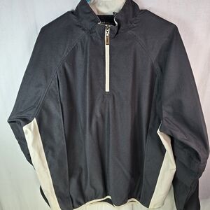 Ping Mens_pullover with 1/4 zip jacket size Medium in Black